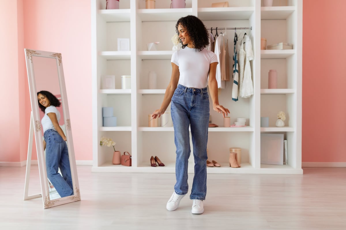 High-Rise Straight Jean