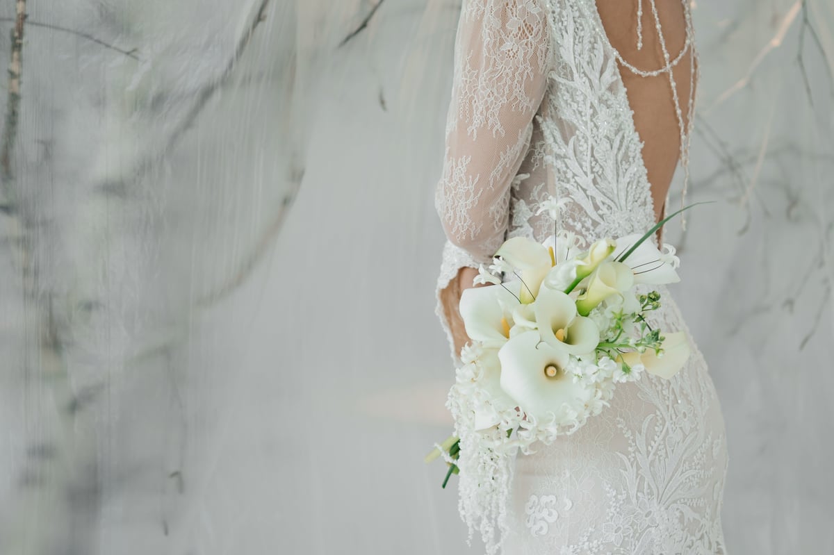 Fleur Lace Evening Gown